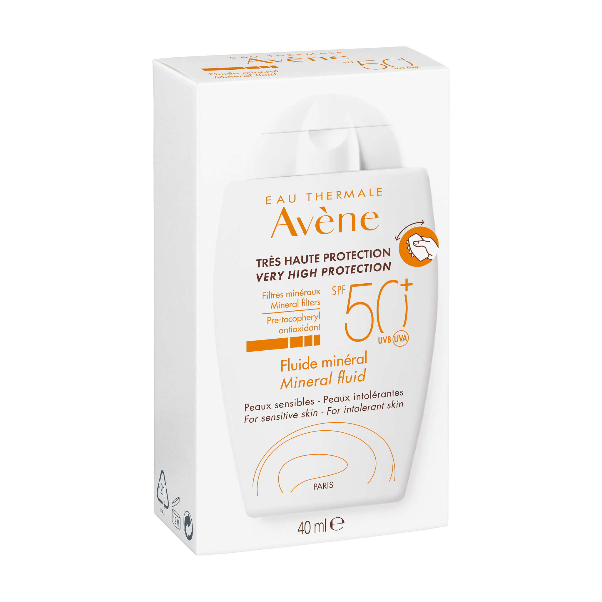  Sữa Chống Nắng Vật Lý Bảo Vệ Da Rất Cao Avène Very High Protect Mineral Fluid Spf 50+ 