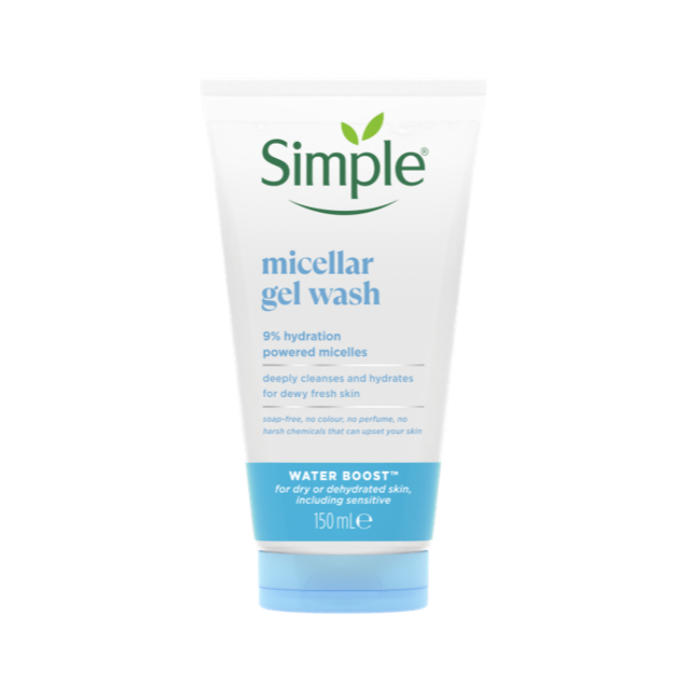  Gel Rửa Mặt Simple Dưỡng Ẩm Cho Da 150ml 