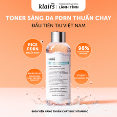  Nước Hoa Hồng Sáng Da Dear, Klairs  Freshly Juiced Vitamin Essence Toner 180ml. 