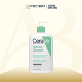  Sữa Rửa Mặt Sạch Sâu Dành Cho Da Dầu Cerave Developed With Dermatologists Foaming Cleanser 473ml. 