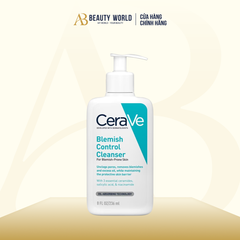  Sữa Rửa Mặt Dạng Gel Tạo Bọt Cho Da Dầu Mụn Cerave Blemish Control Cleanser 236ml. 