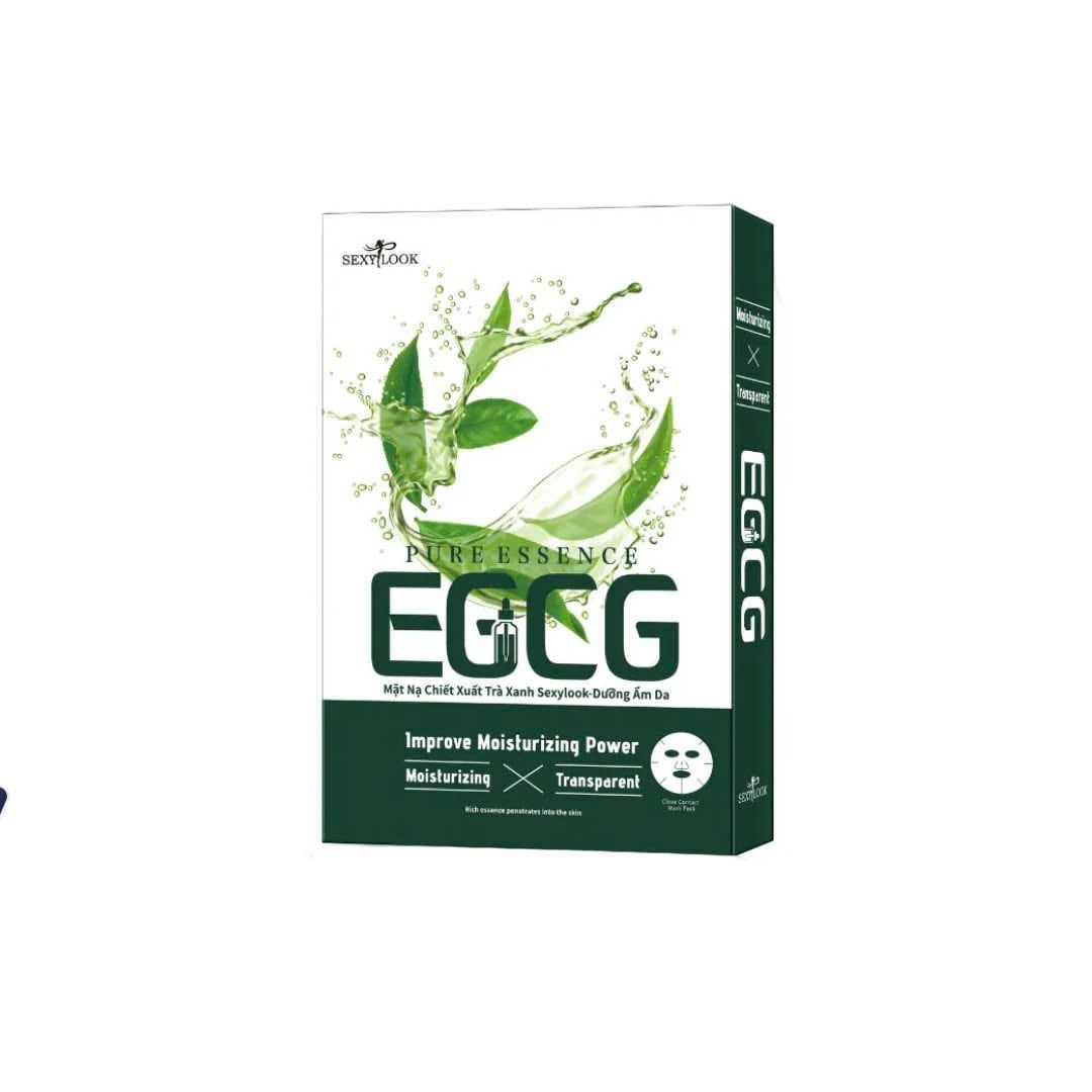  Mặt Nạ Trà Xanh Hỗ Trợ Dưỡng Ẩm Da Sexylook Plant Extract Moisturizing Mask 26ml 