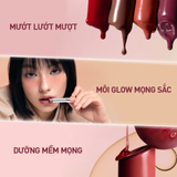  Son Bóng Dưỡng Môi 3CE Glazy Lip Glow 37 Raspberry Coated. 