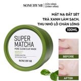  Mặt Nạ Đất Sét Làm Sạch Lỗ Chân Lông Some By Mi Super Matcha Pore Clean Clay Mask 100G. 