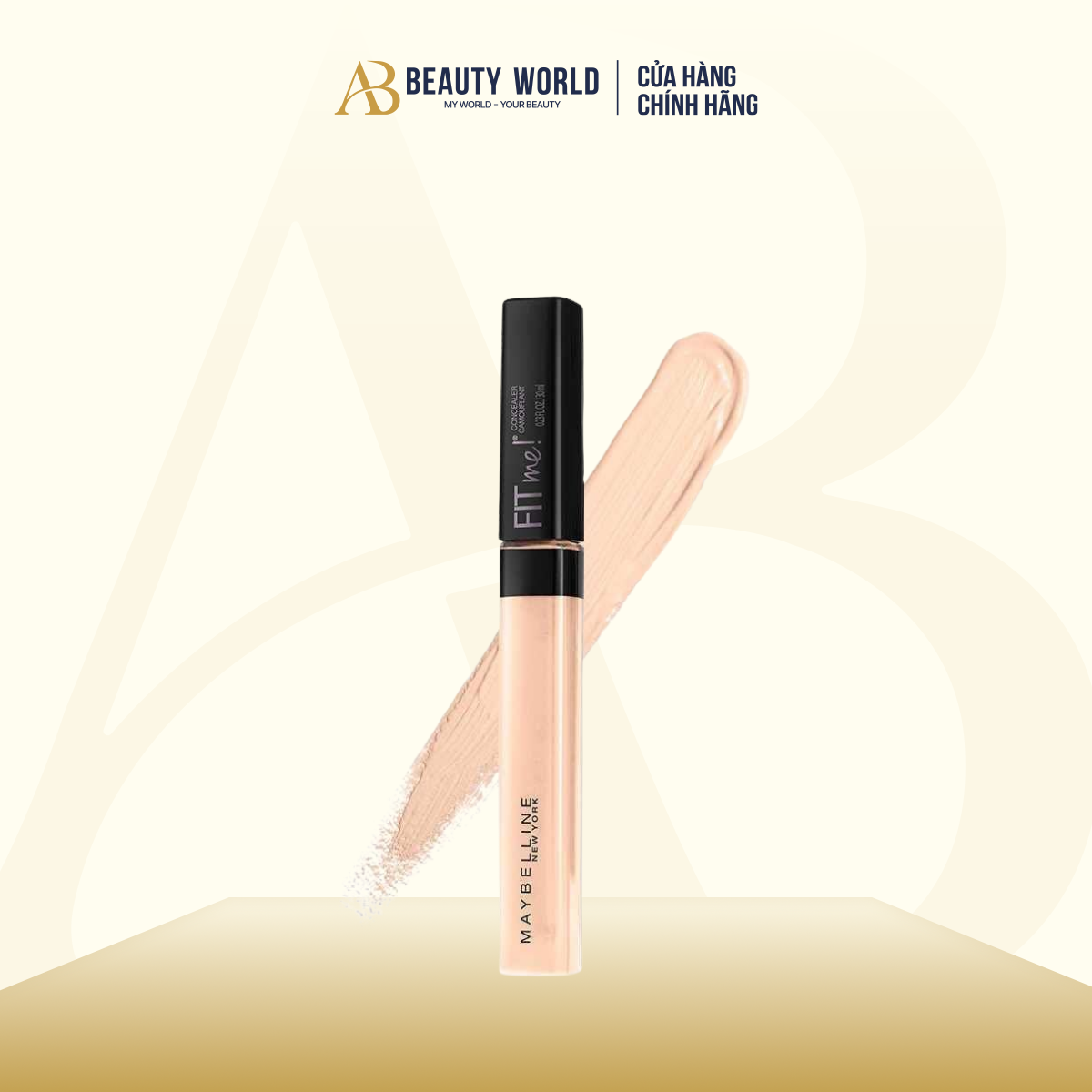  Che khuyết điểm mịn lì maybelline fit me concealer 10 Light Leger 6.8ml 