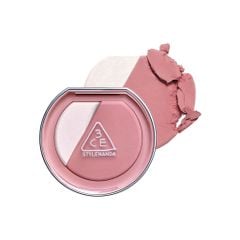  Phấn Má Hồng Bắt Sáng 3CE Blushlighter Middy Hype - Cánh Hồng Phai 9g. 