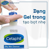  Sữa rửa mặt dành cho da dầu nhạy cảm Cetaphil Oily Skin Cleanser 473ml. 