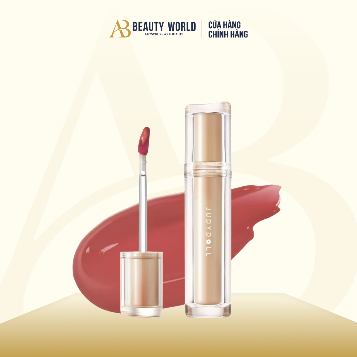  Son Tint Bóng Judydoll Iced Tea Watery Lip Gloss  #N05 Fig 