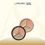  Kem Che Khuyết Điểm Triệt Sắc The Saem Cover Perfection Triple Pot Concealer 01 Correct Beige 4.5g. 