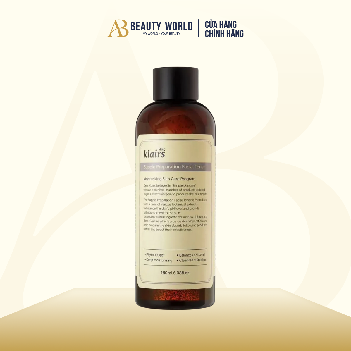 Nước Hoa Hồng Dưỡng Ẩm Dịu Da Klairs Supple Preparation Facial Toner 180ml.