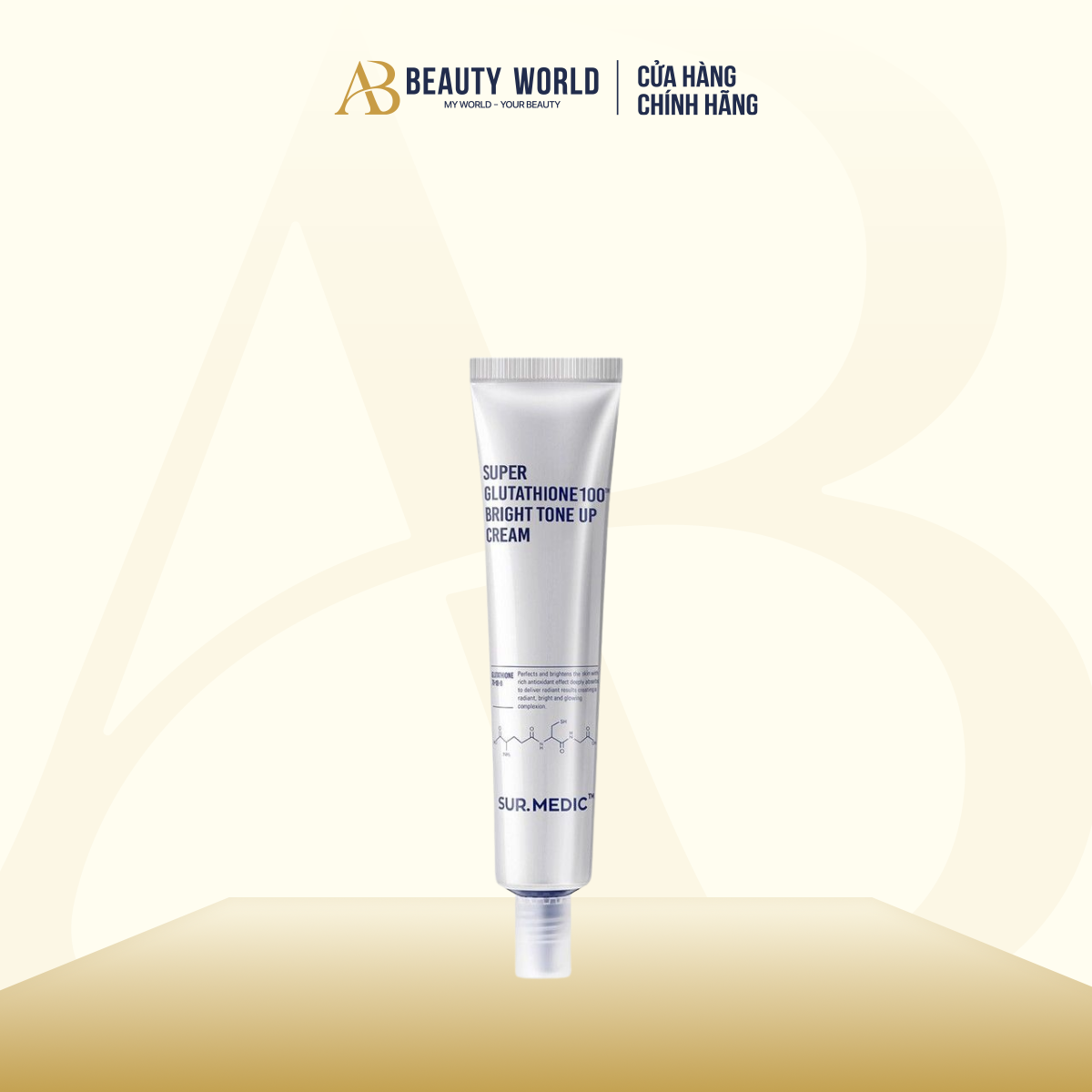 Kem Dưỡng Nâng Tông Trắng Da SURMEDIC SUPER GLUTATHIONE 100 BRIGHT TON – AB  BEAUTY WORLD