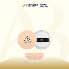  Phấn Phủ Dạng Bột Mịn Lì 3CE Màu 001 Da Sáng Natural Finish Loose Powder Light Beige 8.5g. 