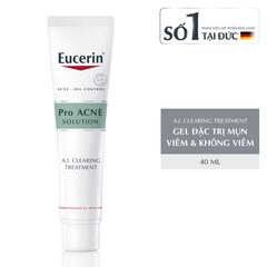  Tinh Chất Giảm Mụn Viêm, Mờ Vết Thâm Eucerin Pro Acne Solution A.I Clearing Treatment 40ml 