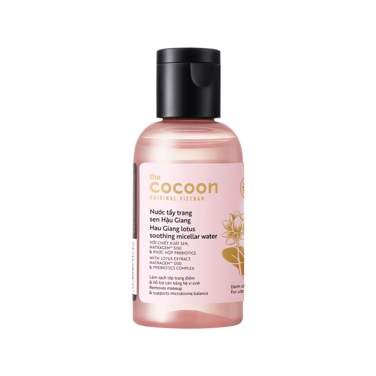  Nước Tẩy Trang Sen Hậu Giang Cocoon Lotus Soothing Micellar Water 50ml 