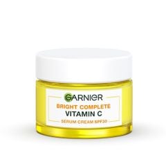  Kem dưỡng serum sáng da ban ngày Garnier Bright Complete Vitamin C Serum Cream SPF30 50ml 