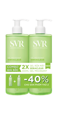  Combo Svr Gel Rửa Mặt Dành Cho Da Dầu Sebiaclear Gel Moussant 400ml X2 