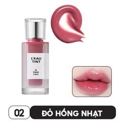 Son Tint Bóng Bbia L Eau Tint 02 Fleur L Eau - Màu Đỏ Hồng Nhạt 