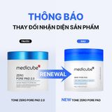  Toner Pad Thu Nhỏ Lỗ Chân Lông Medicube Zero Pore Pad 70 Miếng. 