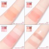  Bảng Phấn Má Hồng Và Phấn Bắt Sáng Judydoll 4 Ô Tông Lì Đa Năng màu 02 Blush And Highlight Palette Soft Peach 9g 