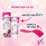  Kem Tẩy Lông Dành Cho Da Thường Veet Pure Pure Hair Removal Cream  Normal Skin 50g. 