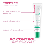  Kem Dưỡng Giảm Bóng Nhờn Cho Da Mụn Topicrem AC Mattifying Care 40ml. 