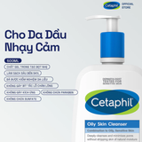  Sữa Rửa Mặt Dành Cho Da Dầu Cetaphil Oily Skin Cleanser 500ml. 
