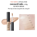  Kem Che Khuyết Điểm The Saem Cover Perfection Tip Concealer Màu 02 Rich Beige 6.5g. 