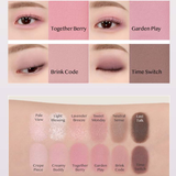  Phấn Mắt Clio Pro Eye Palette Air #04 Pink Pairing. 