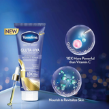  Sữa Dưỡng Thể Trắng Da Ban Đêm Vaseline Gluta-Hya Overnight Radiance Repair 330ml. 