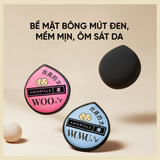  Bộ Bông Mút Dùng Để Tán Kem Nền Dạng Lỏng Amortals  Màu Xanh Dương Gồm 2 Bông Mút + 1 Hộp Đựng 