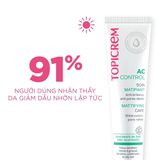  Kem Dưỡng Giảm Bóng Nhờn Cho Da Mụn Topicrem AC Mattifying Care 40ml. 