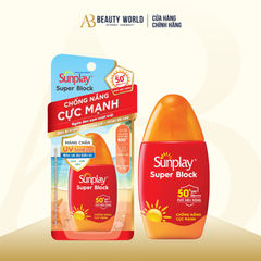  Sữa Chống Nắng Cực Mạnh Sunplay Super Block 50+ SPF Pa++++ 30G. 