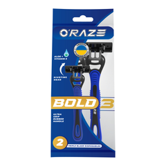  Dao Cạo O'Raze Or04 3 Lưỡi Bold3 (2 cây). 