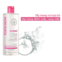  Nước Tẩy Trang Dành Cho Da Khô Nhạy Cảm Topicrem Hydra+ Gentle 400ml. 