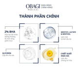  Nước Hoa Hồng Obagi 2% BHA Giảm Nhờn Mụn 148ml Clenziderm MD Pore Therapy Exfoliating BHA Toner tặng Sữa Rửa Mặt 118ml. 