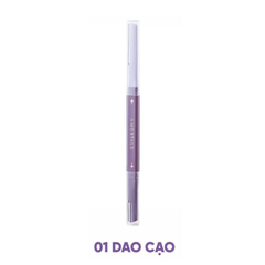 Dao Cạo Lông Mày 2 Đầu Amortals Double Headed Macro Eyebrow Razor (1pce). 