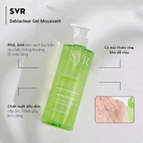  Combo Svr Gel Rửa Mặt Dành Cho Da Dầu Sebiaclear Gel Moussant 400ml X2. 