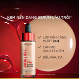  Kem Nền Serum Lâu Trôi Loreal Paris Infallible 24H Tinted Serum  2-3 Light  30ml. 