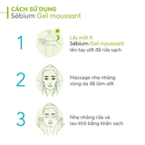  Gel Rửa Mặt Dành Cho Da Dầu & Hỗn Hợp Bioderma Sébium Gel Moussant 200ml (Tuýp). 