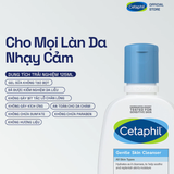  Combo Sữa Rửa Mặt Dành Cho Da Nhạy Cảm Và Kem Dưỡng Ẩm Cho Da Nhạy Cảm  Cetaphil Gentle Skin Cleanser 125ml And Moisturizing Cream 50g 