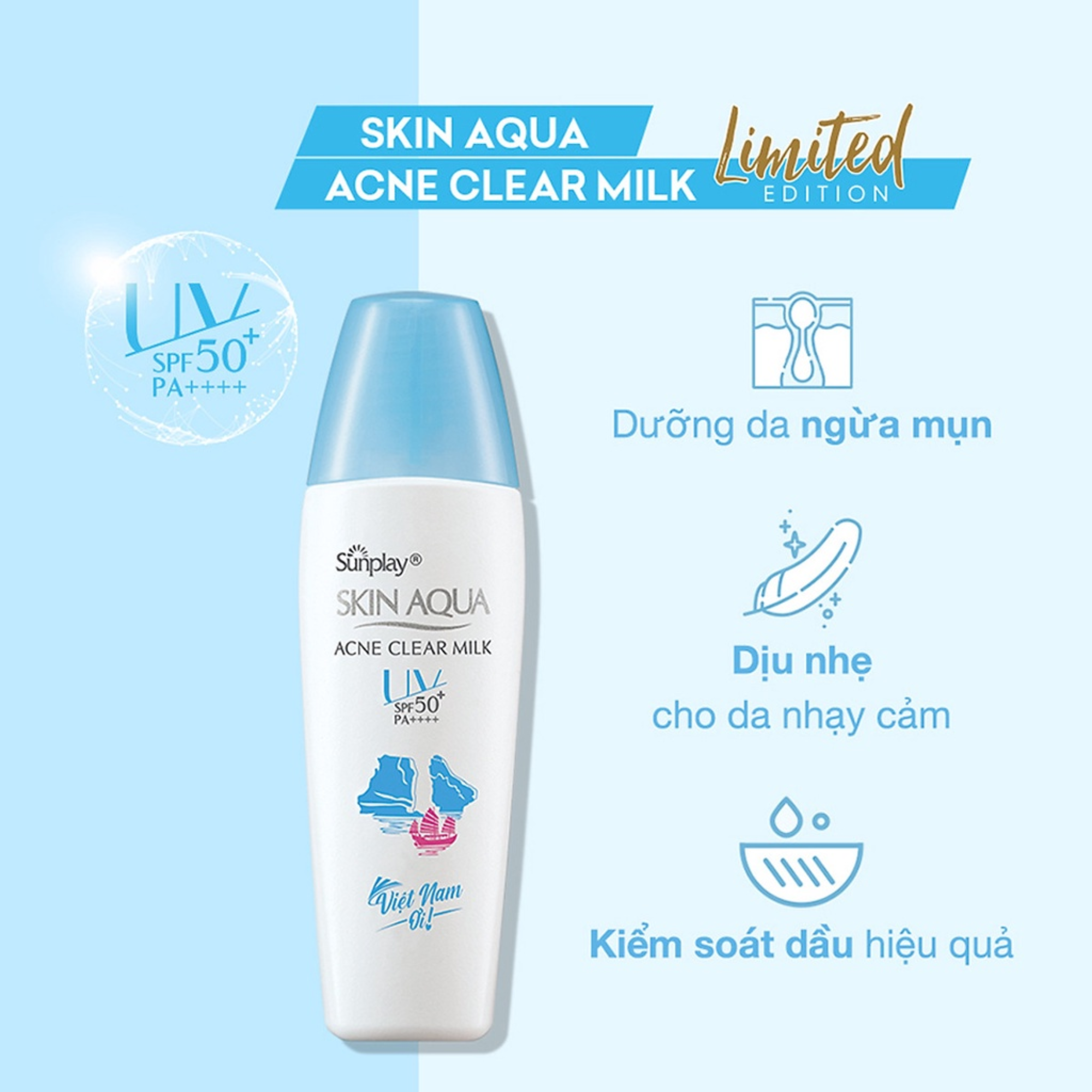 Skin Aqua nắp xanh