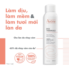  Xịt Khoáng Cấp Nước, Làm Dịu & Giảm Kích Ứng Avène Thermal Spring Water 300ml 