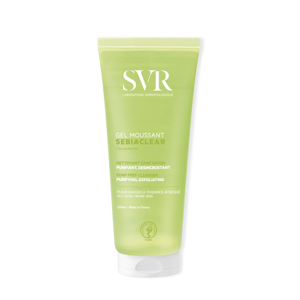 Gel Rửa Mặt Không Chứa Xà Phòng Cho Da Dầu Svr Sebiaclear Gel Moussant 200ml .