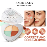  Bảng Che Khuyết Điểm 4 Màu Sace Lady Pro Zone Concealer Palette 01 5.6g. 