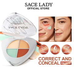  Bảng Che Khuyết Điểm 4 Màu Sace Lady Pro Zone Concealer Palette 01 5.6g. 
