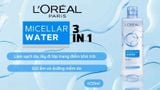  Nước Tẩy Trang Tươi Mát L'Oreal Cho Da Dầu Hỗn Hợp Micellar Water 3-in-1 Refreshing Even For Sensitive Skin 400ml. 