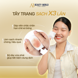  Bông tẩy trang cao cấp AB Beauty World Pillow Cotton Puffs 150 miếng. 
