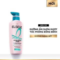 Dầu Xả Dành Cho Da Đầu Dầu L’Oréal Paris Elseve Hyaluron Pure 72H Purifying Conditioner 375ml 