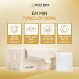  Bông Tẩy Trang Cao Cấp AB Beauty World 100 Miếng. 