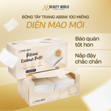  Bông Tẩy Trang Cao Cấp AB Beauty World 100 Miếng. 